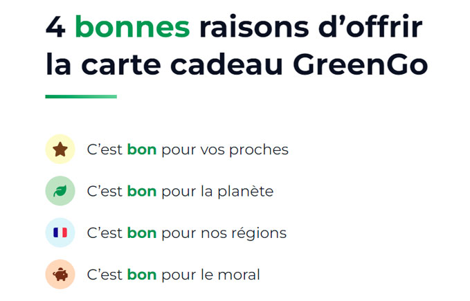 carte cadeau greengo