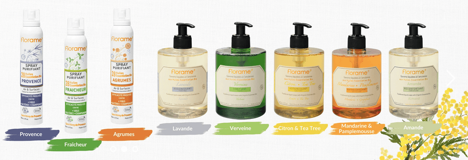 Cosmétique biologique Français Florame